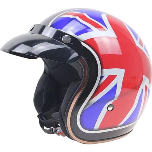 3/4 open face helmet with sunglasses DOT approved Jet motorbike helmet JIEKAI 510 Helmet