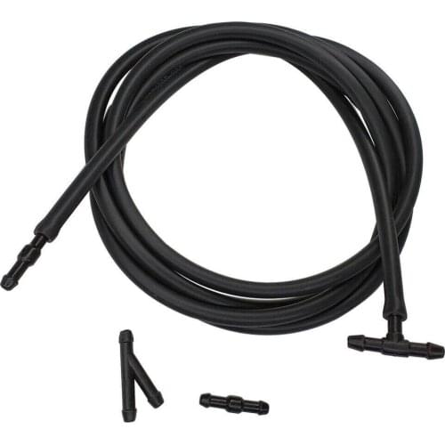 5pcs/Set 2m Car Windshield Washer Hose Automotive Car Wiper Blade Pipe Windshield Jet Spray Wiper Nozzle Water Hose Fluid Tube