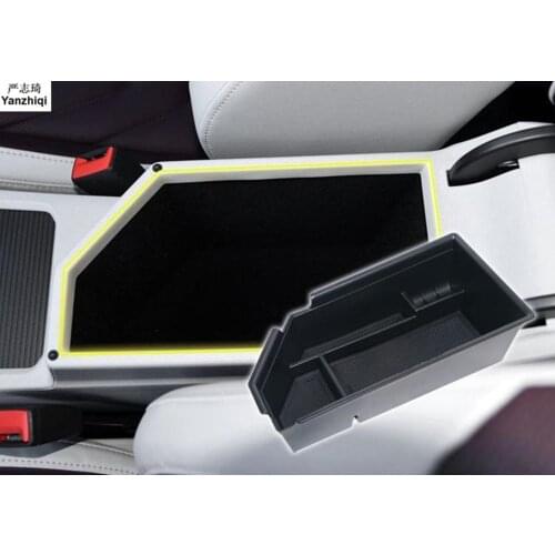 ABS Armrest Center Storage Box Container Glove Organizer Case Car Styling for 2019 Volkswagen VW JETTA 7 MK7
