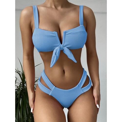 High Waist Bikini 2021 Swimsuit Women Swimwear New Brazilian Sexy Push Up Bikinis Set Female Beachwear Swimming for Bathing Suit