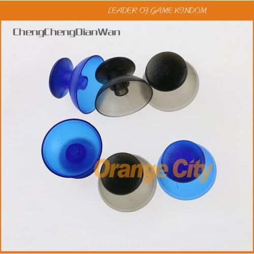 ChengChengDianWan 20pcs=10pairs transparent Joysticks 3D Analog ThumbSticks Caps mushroom cap for PS3 game Controller
