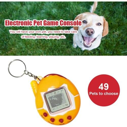 49 Pets Electronic Pet Game Console Vintage 90S Nostalgic Virtual Cyber E-pet Interactive Toys Educational Funny Kids Toys Gift
