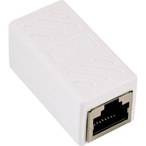 Ethernet RJ45 adapter - Shielded In-Line Coupler for Cat7/Cat6/Cat5e/cat5 Ethernet Cable Extender connector - Female to Female