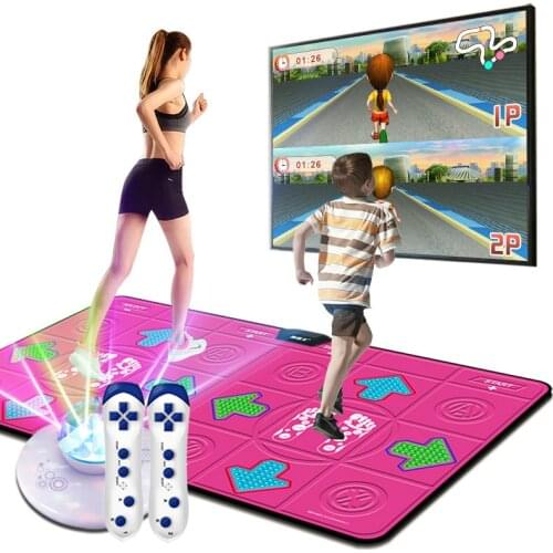 Cdragon Dance Pads Mats For TV PC Computer Flash Light Guide Double Dance Mat Wireless Controller Game Console Yoga Mats Fitness