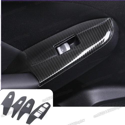 Lsrtw2017 Car Window Lifter Switch Control Panel Chrome Trim for Haval Jolion 2021 2022 Accessories Auto Styling Parts Kit