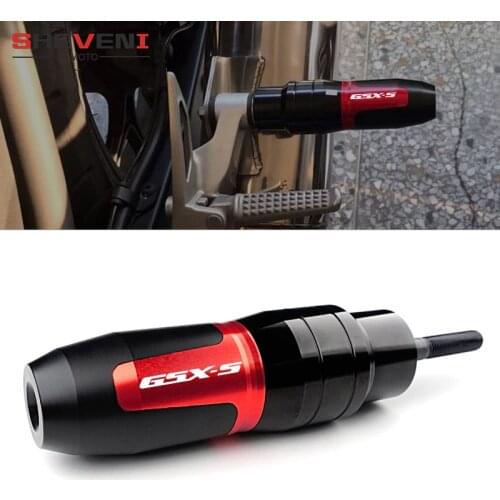 For SUZUKI GSX-S1000 GSX-S1000F GSXS1000 GSXS 1000 Motorcycle CNC Frame Crash Pads Exhaust Sliders Crash Protector With logo