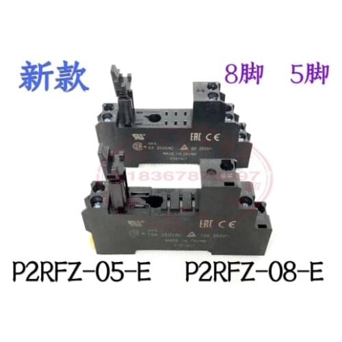 New Relay Base P2RF-08-E P2RF-05-E version P2RFZ-08-E P2RFZ-05-E black color replace