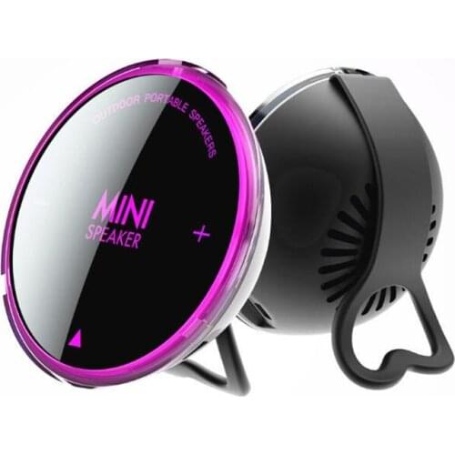 Mini Portable Bluetooth Speaker Wireless Bluetooth Speaker with LED Light, Support Bluetooth / TF Card Play / Hands-free Call