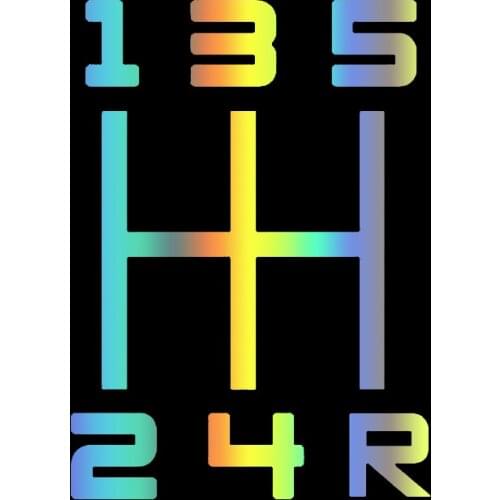 S51420# Various Sizes/Colors Car Stickers Vinyl Decal New Learning to Drive in Gear Motorcycle Decorative Accessories Creative