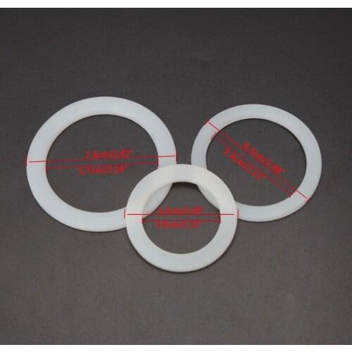 808F Silicone Seal Ring Flexible Washer Gasket Ring Replacenent For Moka Pot Espresso