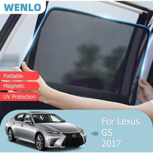 For Lexus GS GS300 GS350 2011-2021 Front Windshield Car Sunshade Side Window Blind Sun Shade Magnet Cover Blackout Mesh Curtain