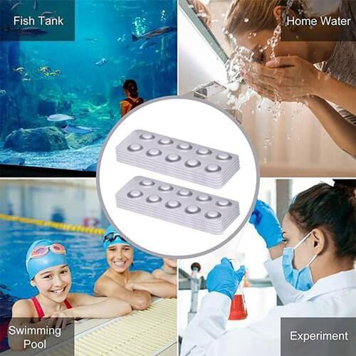 100PCS Chlorine Tablets Multifunction Instant Disinfection for Swimming Pool Tub Spa piscina Swimming pool sterilization