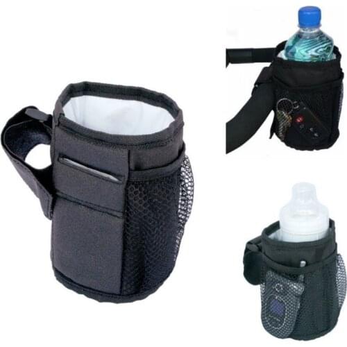 Bike Baby Cart Cup Holder Drink Feeding Bottle Waterproof Rack Universal Stroller Bicycle Wheelchair Mounted Bracket
