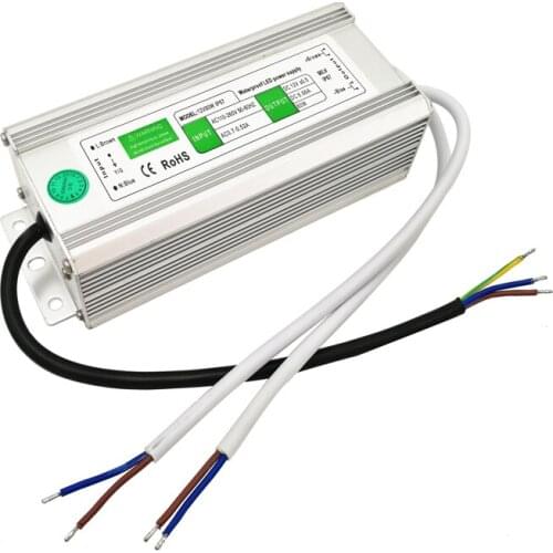 Waterproof IP67 80W led power supply 6.5A for driving led lights AC110-260 Input DC 12V output power adapter