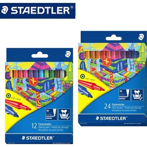 STAEDTLER 325 C12 Water-soluble Art Markers Pens set double-headed watercolor pen Art Marker Pens with watercolor soft markers