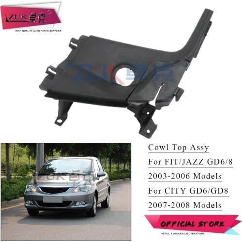 ZUK Left Side Engine Hood Bonnet Cowl Top Assy With Hinge Cover OEM:74210-SEN-H00ZA For HONDA CITY GD6 GD8 2007 2008