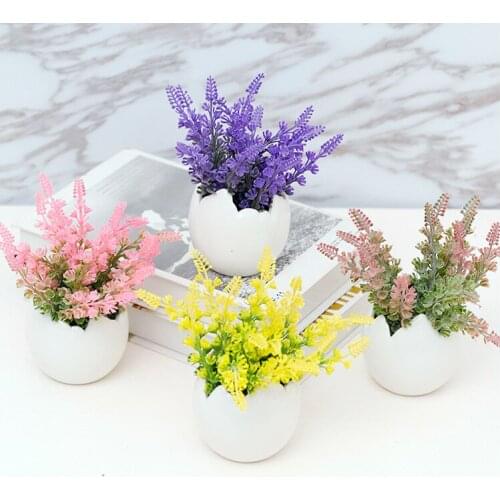 1PC DIY Creative Egg Plant Potted Desk Home Decor Childs Plant Handmade Gift Simulation Egg Shell Flower Pot Vase JL 258
