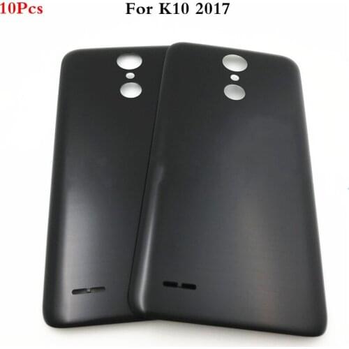 10Pcs/lot Original New For LG K10 2017 M250 M250N M250E M250DS Housing Battery Cover Rear Back Panel Door With NFC+Logo