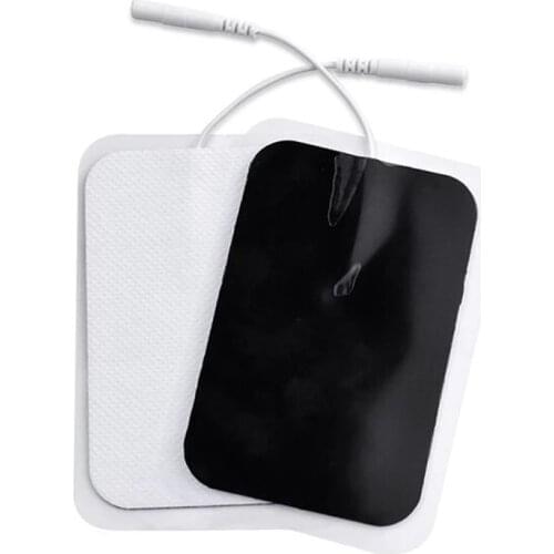 20pcs 5*9cm EMS Electrode Pads Nerve Muscle Stimulator Silicone Gel Tens Electrodes Digital Acupuncture Physiotherapy TENS Pads