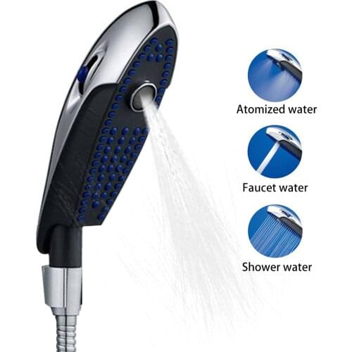 2019 Multifunction Modern Bionic Dolphin Design Rain Shower Hand Hold Bathroom Shower Heads shower faucet set panel artistic