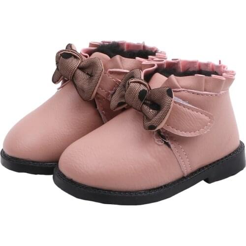 2020 new Toddler Girl fashion bow waterproof boots winter plush warm 2020 ankle boots for baby kids shoes 6M 1 2 years old