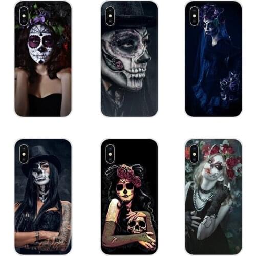 Accessories Cases Covers For LG G3 G4 Mini G5 G6 G7 Q6 Q7 Q8 Q9 V10 V20 V30 X Power 2 3 K10 K4 K8 2017 Flower Floral Sugar Skull