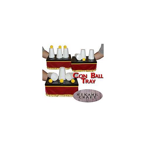 Con Ball Tray(size:14" x 9"x 6") Magic Tricks Magician Appearing/Vanising Ball Magie Close Up Illusion Gimmick Props Comedy