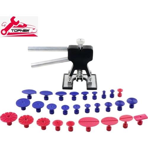 OUTILS OUTIL DE RETRAIT DE DENT SANS PEINTURE OUTIL DE RÉPARATION DE VOITURE ENSEMBLE D'EXTRACTEUR DE DENT OUTIL DE RÉPARATI