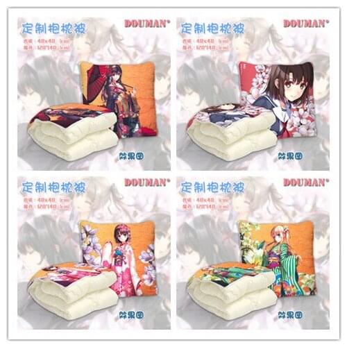 IVYYE Girls Series Anime Customized Foldable Quilt Summer Decoration Bed Home Throw Pillow Air Condition Blankets Unisex NEW
