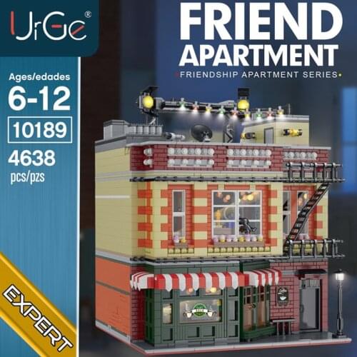 New Ideas Series Brick 4638pcs Central Perk Big Bang Theory Modular Ideas 10189 Building Blocks Toys for Children Birthday Gift