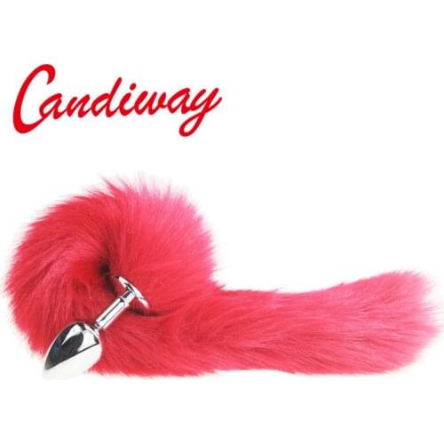 Fox Tail DOG TAILS Butt Anal Plug Sex Toy BULLET buttplug G SPOT Toys Dog Tails COUPLE LOVER Sex Products SEX GAME