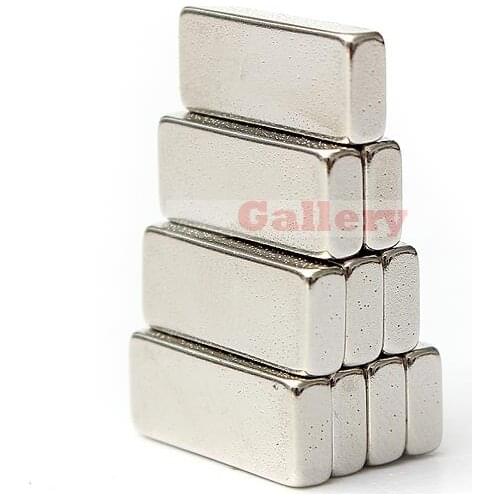 Selling Neodymium Magnets 60 Pcs N50 Strong Block Cuboid Rare Earth 15x6x3mm