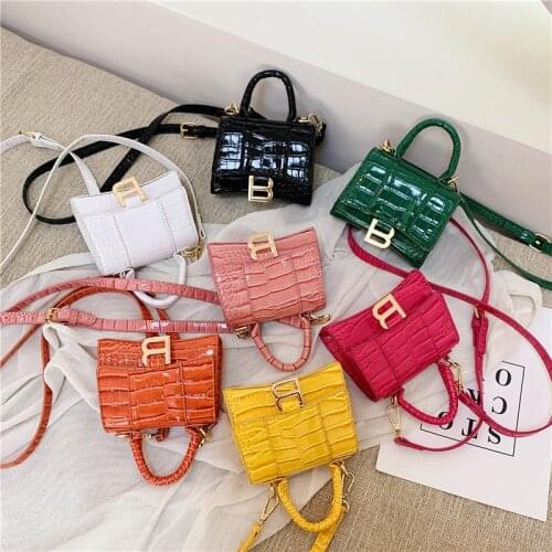 Crocodile Pattern Small Square Bag 2021 New Casual One-shoulder Messenger Bag Fashion Casual Women Purse and Handbags Sac A Main