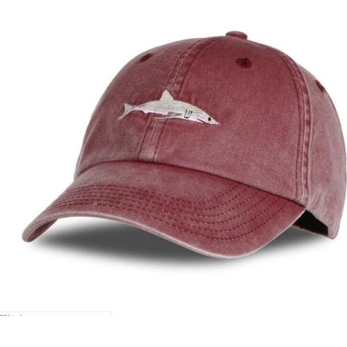 Men Washed Cotton hat Fish Bone Mens Baseball Cap outdoor fishing baseball caps solid outdoor fishing hat Embroidery Hat Brand