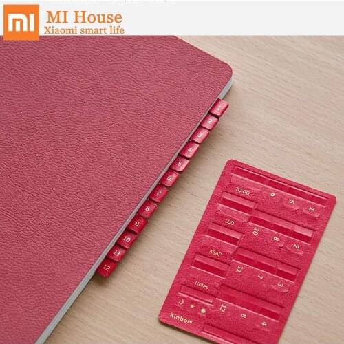 Xiaomi Kinbor DIY Index Sticker PU Creative Office Novelty Sticky Notes Planner Stickers Page Office School Supplies Stationery