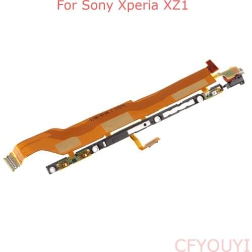 Original For Sony Xperia XZ1 Side Key Power Button On/Off and Volume Buttons Flex Cable