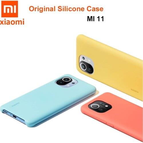 Original Xiaomi mi 11 case kevlar Anti-fall Shockproof soft For Xiaomi Mi 11 Case Silicone PU Leather back Cover For Xiaomi Mi11