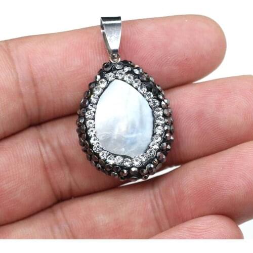 Pendants Drop crystal water drop shape for Jewelry Making DIY Necklace Bracelets 22x30mm
