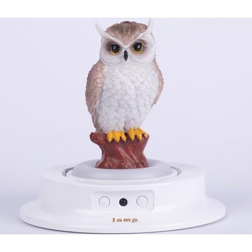 Owl Bedside Lamp Student Dormitory Desk Creative Table Lamp Bedroom LED Light Colorful Color Corridor Night Light