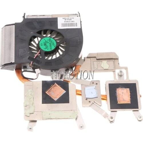 Nokotion radiator 532613-001 For HP pavilion DV6-2000 Dv6-1103AX DV6-1000 DV7-3000 Series AMD heat sink CPU Cooling fan