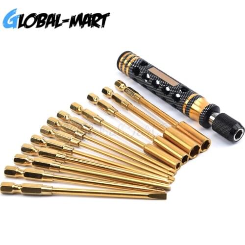 RC Products 1.5, 2, 2.5 & 3mm Titanium Quick Change Allen Key Hex Wrenches Screwdrivers Tools Kit