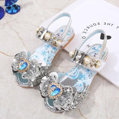 Disney Frozen Shoes For Baby Girls Childrens Dance non slip Princess Shoes Cartoon Elsa Shoes Girls Sandals