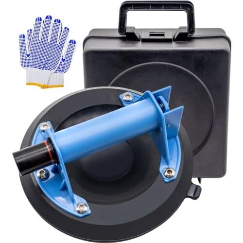 2pcs 8" Heavy Duty Suction Cups Vacuum Lifter with Handle for Granite & Glass Lifting Window Replacement 260lbs Load Capacity