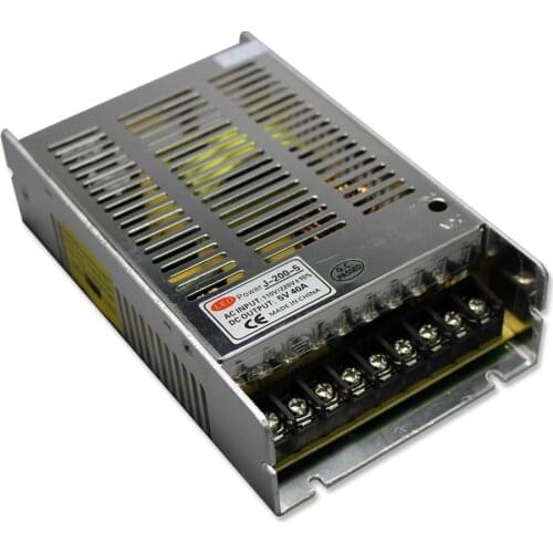 5V 40A 200W Switch Power Supply Driver Switching For LED Strip Light Display 110V 220V