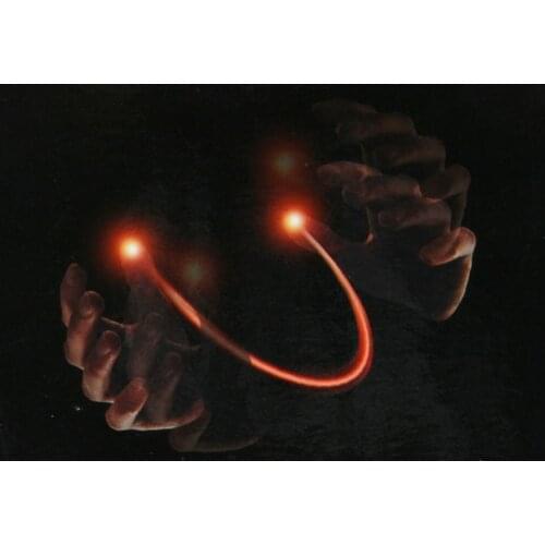 1 pair novelty glowing thumb light magic trick props glow dancing close-up stage super bright Halloween child gift luminous toys