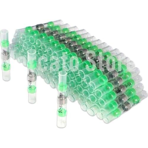 10/50/100PCS Solder Seal Wire Connectors Self-Solder Heat Shrink Butt Connector Electrical Waterproof Insulated Terminals