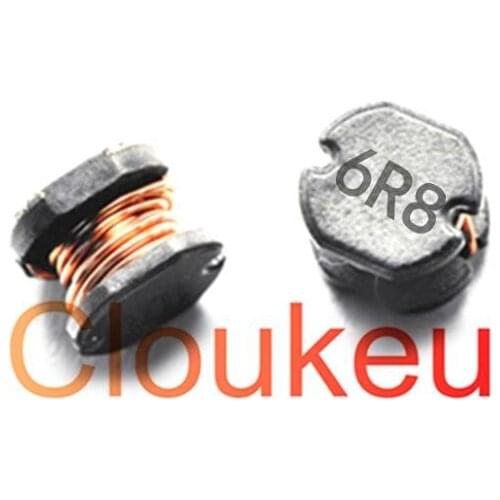 10pcs CD53 6.8UH (6R8) SMT Power Inductor Choke Coils 5.8*5.2*3