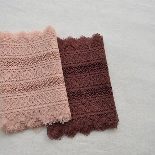 2 Meters 2017 New Venice Heavy Lace Trim Embroidered Lace Fabric New Design Elegent Luxury Lace Trim Fabrics 19cm Width