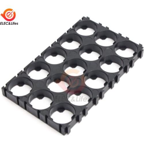 5Pcs 3x5 Cell 18650 Battery Storage Case holder DIY Batteries Spacer Radiating Shell Heat Stable Holder Bracket