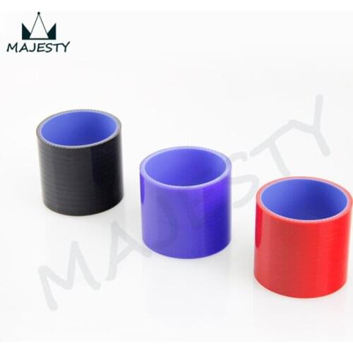 5 pieces Racing Silicone Hose Straight Coupler Pipe Turbo hose Coolant Radiator Pipe 70mm 2.75" inch black/red/blue